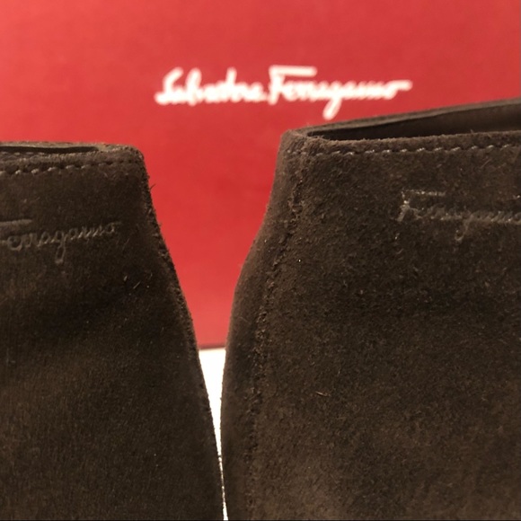 Ferragamo Men's Brown Desert Boot chukka suede gorgeous - Picture 3 of 7